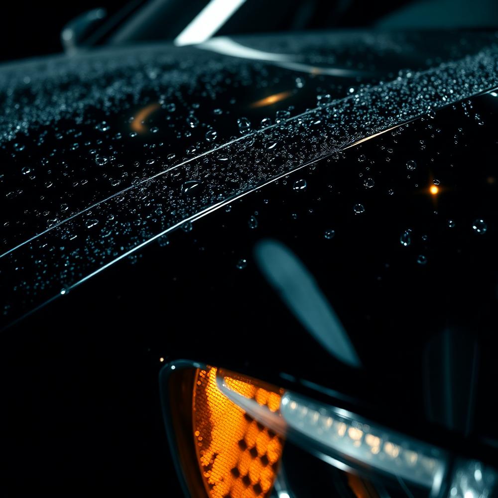 Freshly detailed luxury car exterior in Philadelphia